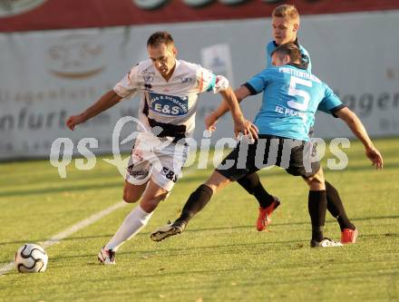 Fussball. Regionalliga. SAK gegen Pasching. Goran Jolic (SAK), Mark Prettenthaler (Pasching). Klagenfurt, 20.9.2013.
Foto: Kuess
---
pressefotos, pressefotografie, kuess, qs, qspictures, sport, bild, bilder, bilddatenbank