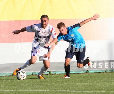 Fussball. Regionalliga. SAK gegen Pasching. Grega Triplat (SAK), Daniel Kerschbaumer (Pasching). Klagenfurt, 20.9.2013.
Foto: Kuess
---
pressefotos, pressefotografie, kuess, qs, qspictures, sport, bild, bilder, bilddatenbank