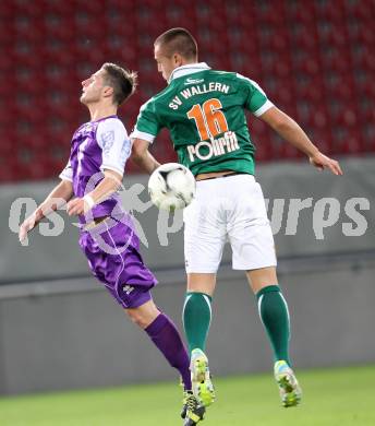 Fussball. Regionalliga. SK Austria Klagenfurt gegen Wallern. Kevin Winkler (Austria Klagenfurt), Lukas Grgic (Wallern). Klagenfurt, 20.9.2013.
Foto: Kuess
---
pressefotos, pressefotografie, kuess, qs, qspictures, sport, bild, bilder, bilddatenbank