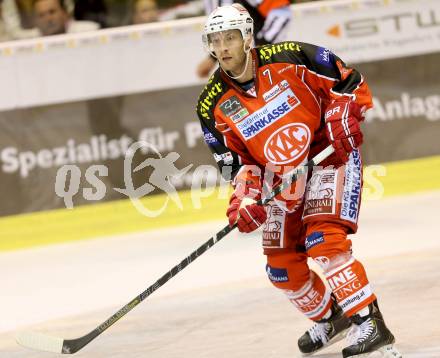 EBEL. Eishockey Bundesliga. KAC gegen VSV. Herbert Ratz (KAC). Klagenfurt, am 15.9.2013
Foto: Kuess 

---
pressefotos, pressefotografie, kuess, qs, qspictures, sport, bild, bilder, bilddatenbank