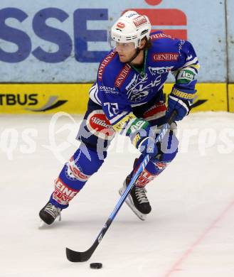 EBEL. Eishockey Bundesliga. EC VSV gegen UPC Vienna Capitals. John Hughes (VSV). Villach, am 22.9.2013.
Foto: Kuess 


---
pressefotos, pressefotografie, kuess, qs, qspictures, sport, bild, bilder, bilddatenbank