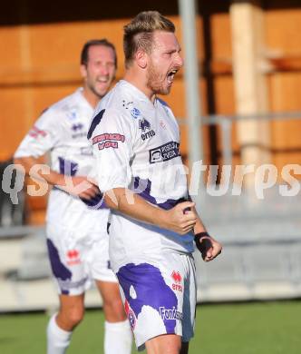 Fussball OEFB Cup. SAK gegen Hartberg. Torjubel Darijo Biscan (SAK). Klagenfurt, 23.9.2013.
Foto: Kuess
---
pressefotos, pressefotografie, kuess, qs, qspictures, sport, bild, bilder, bilddatenbank