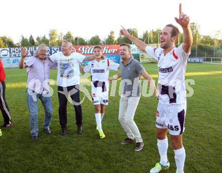 Fussball OEFB Cup. SAK gegen Hartberg. Jubel Marko Wieser, Marjan Kropiunik (SAK). Klagenfurt, 23.9.2013.
Foto: Kuess
---
pressefotos, pressefotografie, kuess, qs, qspictures, sport, bild, bilder, bilddatenbank