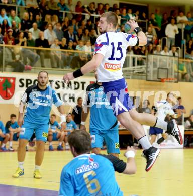 HLA. Handball BUndesliga. SC Ferlach gegen HC Linz AG. Fabian Posch (Ferlach). Ferlach, 28.9.2013.
Foto: Kuess
---
pressefotos, pressefotografie, kuess, qs, qspictures, sport, bild, bilder, bilddatenbank