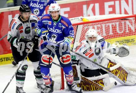 EBEL. Eishockey Bundesliga. EC VSV gegen HDD Telemach Olimpija Ljubljana. Valentin Leiler, (VSV), Bryan Schmidt, Jerry Kuhn  (Laibach). Villach, am 29.9.2013.
Foto: Kuess 


---
pressefotos, pressefotografie, kuess, qs, qspictures, sport, bild, bilder, bilddatenbank