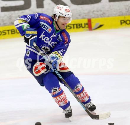 EBEL. Eishockey Bundesliga. EC VSV gegen HDD Telemach Olimpija Ljubljana. Brock McBride (VSV). Villach, am 29.9.2013.
Foto: Kuess 


---
pressefotos, pressefotografie, kuess, qs, qspictures, sport, bild, bilder, bilddatenbank