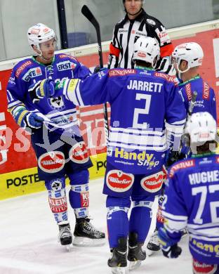 EBEL. Eishockey Bundesliga. EC VSV gegen HC Orli Znojmo. torjubel RYAN Derek (VSV). Villach, am 6.10..2013.
Foto: Kuess 


---
pressefotos, pressefotografie, kuess, qs, qspictures, sport, bild, bilder, bilddatenbank