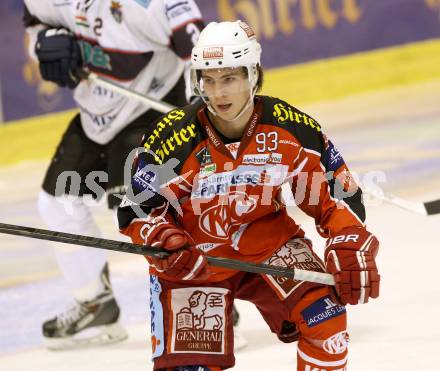 EBEL. Eishockey Bundesliga. KAC gegen SAPA Fehervar AV19. Philipp Koczera (KAC). Klagenfurt, am 8.10.2013
Foto: Kuess 

---
pressefotos, pressefotografie, kuess, qs, qspictures, sport, bild, bilder, bilddatenbank