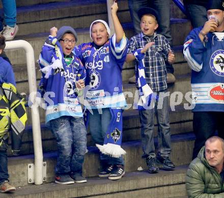 EBEL. Eishockey Bundesliga. EC VSV gegen HCB Suedtirol. Fans (VSV). Villach, am 11.10..2013.
Foto: Kuess 


---
pressefotos, pressefotografie, kuess, qs, qspictures, sport, bild, bilder, bilddatenbank