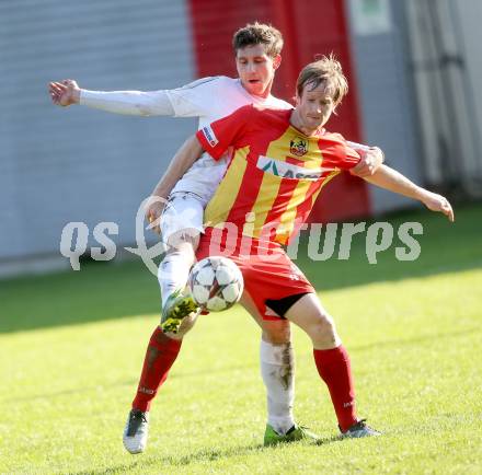 Fussball Kaerntner Liga. ATSV Wolfsberg gegen ATUS Ferlach. Christian Samitsch, (Wolfsberg), Markus Dixer (Ferlach). Wolfsberg, 13.10.2013.
Foto: Kuess
---
pressefotos, pressefotografie, kuess, qs, qspictures, sport, bild, bilder, bilddatenbank