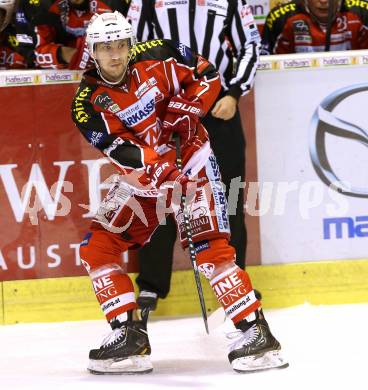 EBEL. Eishockey Bundesliga. KAC gegen UPC Vienna Capitals.  Herbert Ratz (KAC). Klagenfurt, am 15.10.2013
Foto: Kuess 

---
pressefotos, pressefotografie, kuess, qs, qspictures, sport, bild, bilder, bilddatenbank