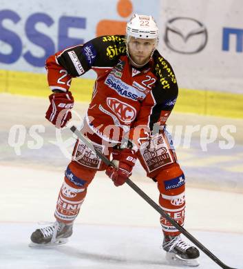 EBEL. Eishockey Bundesliga. KAC gegen HC TWK Innsbruck. Thomas Poeck (KAC). Klagenfurt, am 18.10.2013
Foto: Kuess 

---
pressefotos, pressefotografie, kuess, qs, qspictures, sport, bild, bilder, bilddatenbank