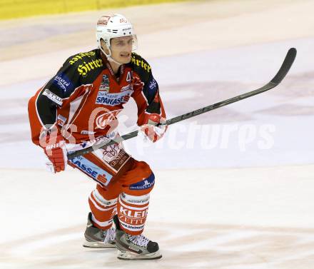 EBEL. Eishockey Bundesliga. KAC gegen HC TWK Innsbruck. David Schuller (KAC). Klagenfurt, am 18.10.2013
Foto: Kuess 

---
pressefotos, pressefotografie, kuess, qs, qspictures, sport, bild, bilder, bilddatenbank