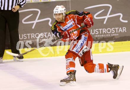 EBEL. Eishockey Bundesliga. KAC gegen HC TWK Innsbruck. Herbert Ratz (KAC). Klagenfurt, am 18.10.2013
Foto: Kuess 

---
pressefotos, pressefotografie, kuess, qs, qspictures, sport, bild, bilder, bilddatenbank