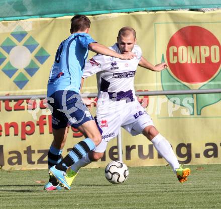 Fussball. Regionalliga. SAK gegen Lafnitz. Christian Dlopst (SAK), Michael Steiner (Lafnitz). Klagenfurt, 19.10.2013.
Foto: Kuess
---
pressefotos, pressefotografie, kuess, qs, qspictures, sport, bild, bilder, bilddatenbank