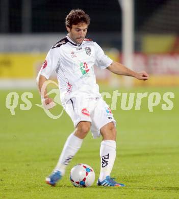 Fussball Bundesliga. RZ Pellets WAC gegen SC Wiener Neustadt. Joachim Standfest (WAC). Wolfsberg, am 19.10.2013.
Foto: Kuess
---
pressefotos, pressefotografie, kuess, qs, qspictures, sport, bild, bilder, bilddatenbank