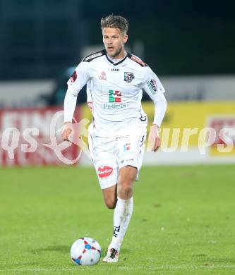 Fussball Bundesliga. RZ Pellets WAC gegen SC Wiener Neustadt. Boris Huettenbrenner (WAC). Wolfsberg, am 19.10.2013.
Foto: Kuess
---
pressefotos, pressefotografie, kuess, qs, qspictures, sport, bild, bilder, bilddatenbank