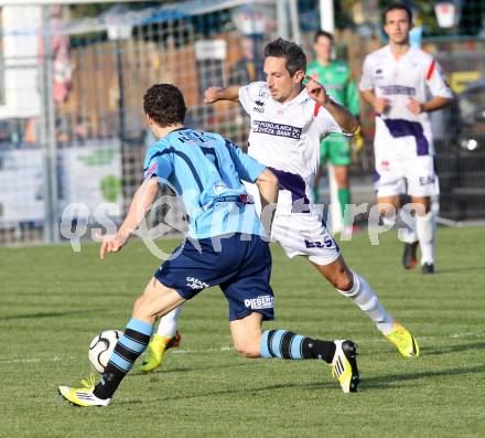 Fussball. Regionalliga. SAK gegen Lafnitz. Thomas Riedl (SAK), Christoph Gschiel (Lafnitz). Klagenfurt, 19.10.2013.
Foto: Kuess
---
pressefotos, pressefotografie, kuess, qs, qspictures, sport, bild, bilder, bilddatenbank