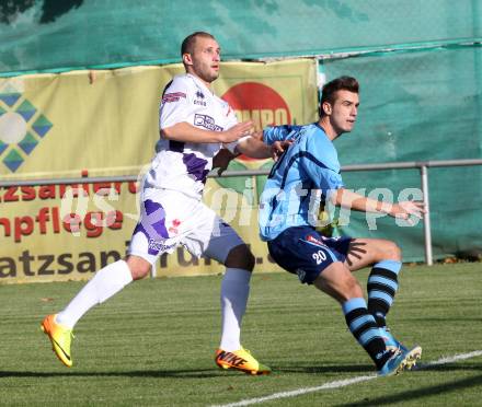 Fussball. Regionalliga. SAK gegen Lafnitz. Christian Dlopst (SAK), Michael Steiner (Lafnitz). Klagenfurt, 19.10.2013.
Foto: Kuess
---
pressefotos, pressefotografie, kuess, qs, qspictures, sport, bild, bilder, bilddatenbank