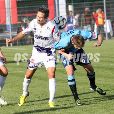 Fussball. Regionalliga. SAK gegen Lafnitz. Thomas Riedl (SAK), Christoph Friedl (Lafnitz). Klagenfurt, 19.10.2013.
Foto: Kuess
---
pressefotos, pressefotografie, kuess, qs, qspictures, sport, bild, bilder, bilddatenbank