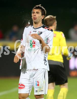 Fussball Bundesliga. RZ Pellets WAC gegen SC Wiener Neustadt. Mihret Topcagic (WAC). Wolfsberg, am 19.10.2013.
Foto: Kuess
---
pressefotos, pressefotografie, kuess, qs, qspictures, sport, bild, bilder, bilddatenbank