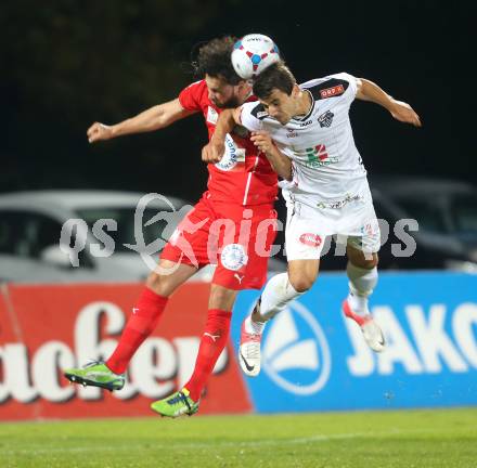 Fussball Bundesliga. RZ Pellets WAC gegen SC Wiener Neustadt. Mihret Topcagic (WAC), Matthias Sereinig (Wiener Neustadt). Wolfsberg, am 19.10.2013.
Foto: Kuess
---
pressefotos, pressefotografie, kuess, qs, qspictures, sport, bild, bilder, bilddatenbank