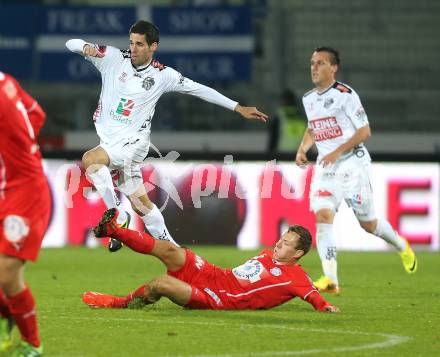 Fussball Bundesliga. RZ Pellets WAC gegen SC Wiener Neustadt. Jacobo (WAC). Wolfsberg, am 19.10.2013.
Foto: Kuess
---
pressefotos, pressefotografie, kuess, qs, qspictures, sport, bild, bilder, bilddatenbank