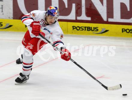 EBEL. Eishockey Bundesliga. EC VSV gegen EC Red Bull Salzburg. Florian Muehlstein (Salzburg). Villach, am 25.10..2013.
Foto: Kuess 


---
pressefotos, pressefotografie, kuess, qs, qspictures, sport, bild, bilder, bilddatenbank