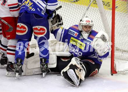 EBEL. Eishockey Bundesliga. EC VSV gegen EC Red Bull Salzburg. Jean Philippe Lamoureux (VSV). Villach, am 25.10..2013.
Foto: Kuess 


---
pressefotos, pressefotografie, kuess, qs, qspictures, sport, bild, bilder, bilddatenbank