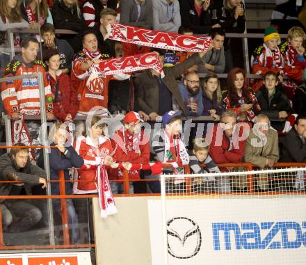 EBEL. Eishockey Bundesliga. KAC gegen EHC LIWEST Linz.  KAC Fans. Klagenfurt, am 25.10.2013
Foto: Kuess 

---
pressefotos, pressefotografie, kuess, qs, qspictures, sport, bild, bilder, bilddatenbank