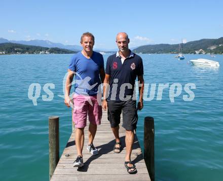 Eishockey. Johan Stroemwall (VSV), Christer Olsson (KAC). Poertschach, 25.7.2013.
Foto: Kuess
---
pressefotos, pressefotografie, kuess, qs, qspictures, sport, bild, bilder, bilddatenbank