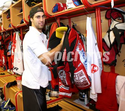 EBEL Eishockey. Training. KAC. Martin Schumnig. Klagenfurt, 19.10.2013.
Foto: Kuess
---
pressefotos, pressefotografie, kuess, qs, qspictures, sport, bild, bilder, bilddatenbank