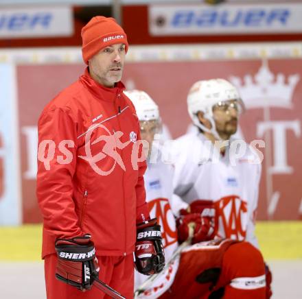 EBEL Eishockey. Training. KAC. CHRISTER OLSSON. Klagenfurt, 19.10.2013.
Foto: Kuess
---
pressefotos, pressefotografie, kuess, qs, qspictures, sport, bild, bilder, bilddatenbank