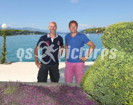 Eishockey. Christer Olsson (KAC), Johan Stroemwall (VSV). Poertschach, 25.7.2013.
Foto: Kuess
---
pressefotos, pressefotografie, kuess, qs, qspictures, sport, bild, bilder, bilddatenbank