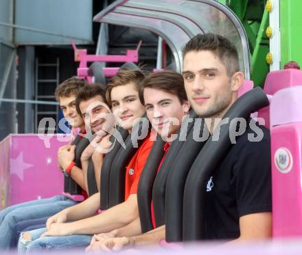 Eishockey. KAC. Thomas Vallant, Patrick Berr, Florian Kurath, Philipp Koczera, Wolf Imrich. Klagenfurt, 12.9.2013.
Foto: Kuess
---
pressefotos, pressefotografie, kuess, qs, qspictures, sport, bild, bilder, bilddatenbank