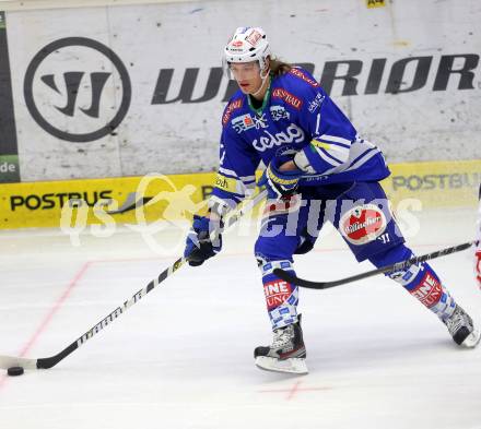 EBEL. Eishockey Bundesliga. EC VSV gegen Moser Medical Graz 99ers.  Michael Forney (VSV). Villach, am 27.10..2013.
Foto: Kuess 


---
pressefotos, pressefotografie, kuess, qs, qspictures, sport, bild, bilder, bilddatenbank