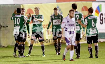 Fussball OEFB Cup. SAK gegen SV Josko Ried. Torjubel Ried. Welzenegg, am 29.10.2013.
Foto: Kuess
---
pressefotos, pressefotografie, kuess, qs, qspictures, sport, bild, bilder, bilddatenbank