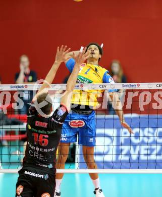 Volleyball Champions League. SK Posijilnica Aich/Dob gegen Lube Banca Marche MACERATA. Valdir de Sousa Sequeira (Aich/Dob). Klagenfurt, am 30.10.2013.
Foto: Kuess
---
pressefotos, pressefotografie, kuess, qs, qspictures, sport, bild, bilder, bilddatenbank