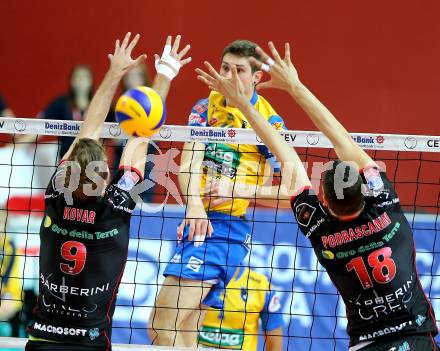 Volleyball Champions League. SK Posijilnica Aich/Dob gegen Lube Banca Marche MACERATA.  Danijel Koncilja, (Aich/Dob).  (Aich/Dob). Klagenfurt, am 30.10.2013.
Foto: Kuess
---
pressefotos, pressefotografie, kuess, qs, qspictures, sport, bild, bilder, bilddatenbank