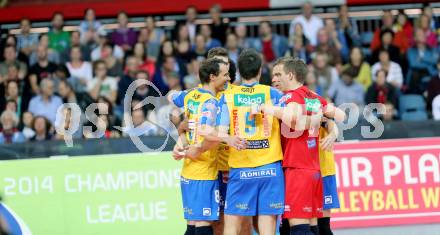 Volleyball Champions League. SK Posijilnica Aich/Dob gegen Lube Banca Marche MACERATA. (Aich/Dob). Klagenfurt, am 30.10.2013.
Foto: Kuess
---
pressefotos, pressefotografie, kuess, qs, qspictures, sport, bild, bilder, bilddatenbank