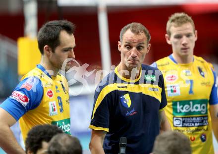 Volleyball Champions League. SK Posijilnica Aich/Dob gegen Lube Banca Marche MACERATA. Trainer Johan Verstappen (Aich/Dob). Klagenfurt, am 30.10.2013.
Foto: Kuess
---
pressefotos, pressefotografie, kuess, qs, qspictures, sport, bild, bilder, bilddatenbank