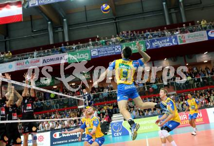 Volleyball Champions League. SK Posijilnica Aich/Dob gegen Lube Banca Marche MACERATA. Andrej Grut (Aich/Dob). Klagenfurt, am 30.10.2013.
Foto: Kuess
---
pressefotos, pressefotografie, kuess, qs, qspictures, sport, bild, bilder, bilddatenbank