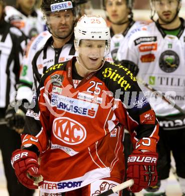 EBEL. Eishockey Bundesliga. KAC gegen HDD TELEMACH Olimpija Ljubljana.  Kirk Furey (KAC). Klagenfurt, am 31.10.2013
Foto: Kuess 

---
pressefotos, pressefotografie, kuess, qs, qspictures, sport, bild, bilder, bilddatenbank