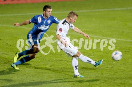 Fussball Bundesliga. RZ Pellets WAC gegen SV Scholz Groedig. Manuel Kerhe (WAC). Wolfsberg, 2.11.2013.
Foto: Kuess

---
pressefotos, pressefotografie, kuess, qs, qspictures, sport, bild, bilder, bilddatenbank