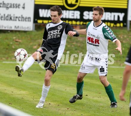 Fussball Kaerntner Liga. SV Feldkirchen/Oberglan gegen SV Spittal/Drau. David Hebenstreit, (Feldkirchen/Oberglan), Thomas Lagler  (Spiital). Feldkirchen, am 2.11.2013.
Foto: Kuess
---
pressefotos, pressefotografie, kuess, qs, qspictures, sport, bild, bilder, bilddatenbank