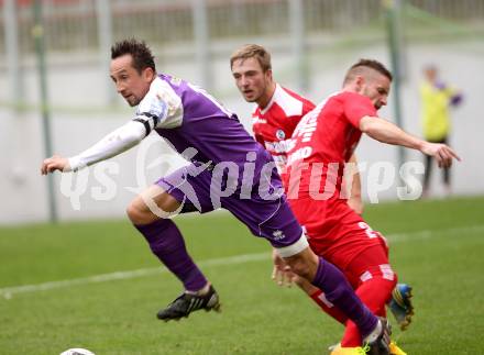 Fussball. Regionalliga. Austria Klagenfurt gegen Vorwaerts Steyr. Matthias Dollinger (K) (Austria Klagenfurt). Klagenfurt, 2.11.2013.
Foto: Kuess 
---
pressefotos, pressefotografie, kuess, qs, qspictures, sport, bild, bilder, bilddatenbank