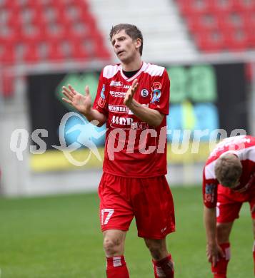 Fussball. Regionalliga. Austria Klagenfurt gegen Vorwaerts Steyr. Ernst Koll (Vorwaerts Steyr). Klagenfurt, 2.11.2013.
Foto: Kuess 
---
pressefotos, pressefotografie, kuess, qs, qspictures, sport, bild, bilder, bilddatenbank