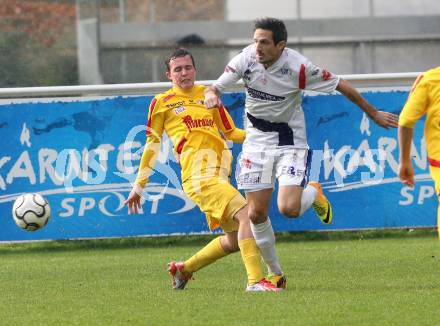 Fussball Regionalliga. SAK gegen KSV Amateure. Thomas Riedl, (SAK), Michael Vollmann  (KSV). Welzenegg, am 3.11.2013.
Foto: Kuess
---
pressefotos, pressefotografie, kuess, qs, qspictures, sport, bild, bilder, bilddatenbank