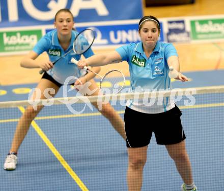 Badminton Bundesliga. ASKOE Kelag Kaernten gegen Moedling. Belinda Heber, Anna Demmelmayer. Klagenfurt, 9.11.2013.
Foto: Kuess
---
pressefotos, pressefotografie, kuess, qs, qspictures, sport, bild, bilder, bilddatenbank