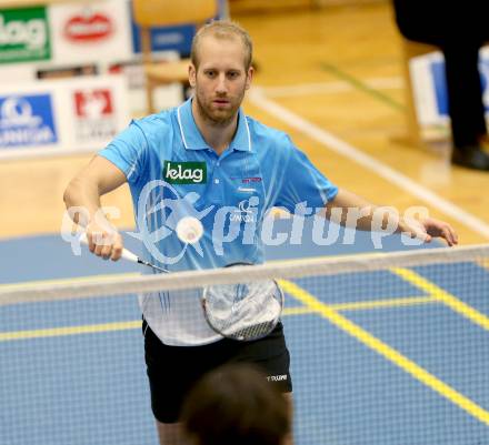 Badminton Bundesliga. ASKOE Kelag Kaernten gegen Moedling. Michael Trojan. Klagenfurt, 9.11.2013.
Foto: Kuess
---
pressefotos, pressefotografie, kuess, qs, qspictures, sport, bild, bilder, bilddatenbank